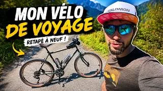 Miniature : MON VELO DE VOYAGE retapé et prêt pour l'AVENTURE !!