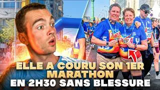 Miniature : Elle finit son premier semi sans blessures !