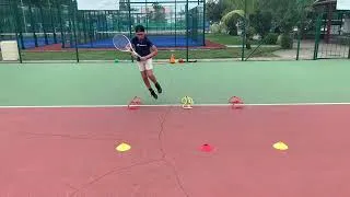 Miniature : Compilation of tennis fitness drills #18 🎾