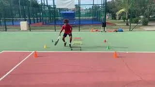 Miniature : Compilation of tennis fitness drills #14 🎾