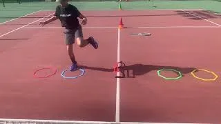 Miniature : Compilation of tennis fitness drills #13 🎾