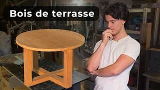 Miniature : J'ai fait une table avec du bois de chantier