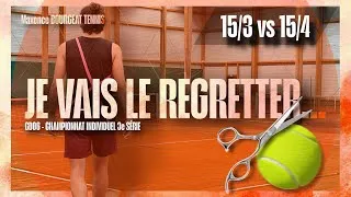Miniature : SI JE PERDS, JE ME RASE LA TÊTE - 15/3 vs 15/4 | Championnat Individuel 3e Série