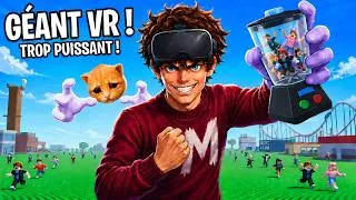 Miniature : J'ai essayé d'être un géant sympa dans Roblox VR... (j'ai terrorisé tout le serveur)