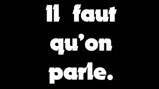 Miniature : Il faut qu'on parle