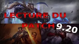 Miniature : Lecture du Patch 9.20:Changement sur Garen Shaco et Viktor - League of Legends