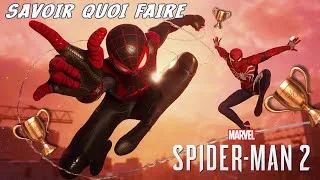 Miniature : Savoir Quoi Faire Spider-Man 2 [Trophés PS5] #défis #trophés #ps5