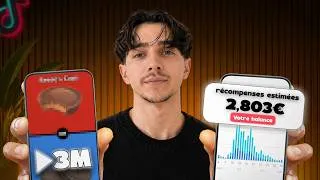 Miniature : La Meilleure Niche TikTok avec Potentiel +2'803€/mois (Tuto Complet)