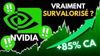 Miniature : NVIDIA (résultats Q1) : POURQUOI NVIDIA est en fait SOUS-VALORISÉE ?!