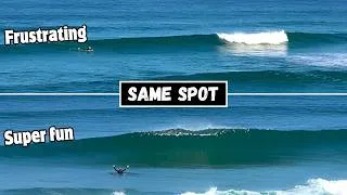 Miniature : What surfing beach breaks feels like