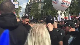 Miniature : Suicide, conditions de travail, retraite ... le cri de colère des policiers dans Paris