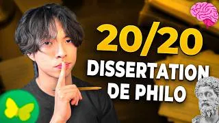 Miniature : Comment avoir 20 à la dissertation de philosophie ? (feat. @SERIALTHINKER)