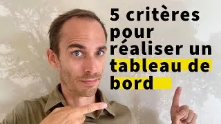Miniature : 5 critères à respecter pour créer un tableau de bord