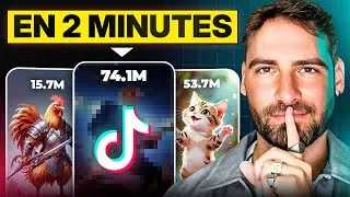 Miniature : 🚀  Cette nouvelle IA génère des vidéos VIRALES TikTok en 2 minutes sans montrer son visage