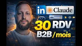 Miniature : [TUTO] Générer des RDV en auto sur LinkedIn tous les jours avec Claude Cowork. Setup en 15mn.