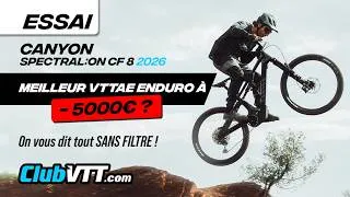 Miniature : Avis vtt électrique Canyon Spectral ON CF8, découvrez le vrai test avec des drops de folie ! - 801