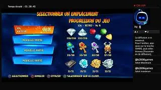 Miniature : Live Français sur Crash bandicoot 4 à 106% ( défi mode rétro ) partie 32
