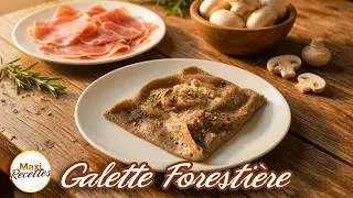 Miniature : Galette Forestière au Jambon et Champignons Recette Facile et Rapide