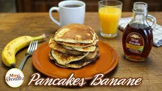 Miniature : Pancakes à la Banane Recette Facile et Rapide