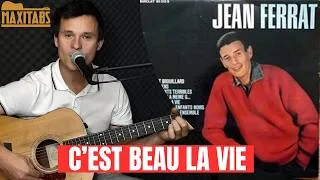 Miniature : Tuto Guitare C'EST BEAU LA VIE avec Arpège