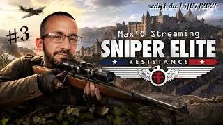 Miniature : Victoire non lethale?! Nonnn... - SNIPER ELITE: RESISTANCE #3 - Rediff du 15/07/2026