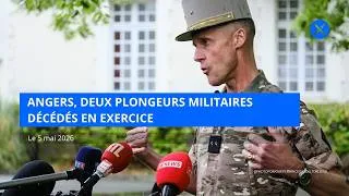 Miniature : Angers, deux plongeurs militaires décédés en exercice