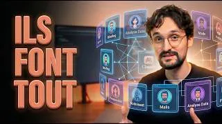 Miniature : J'ai créé 10 agents IA qui gèrent ma journée | Claude Opus 4.7