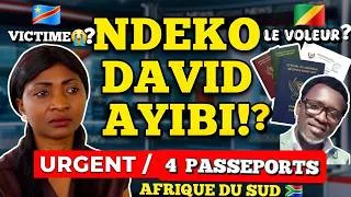Miniature : 🚨AFRIQUE DU SUD: (MARIO) NDEKO DAVID AYIBI BA PASSEPORTS 4 YA BANA😭 NA MUASI PO BABENGANI YE ? Vol 2