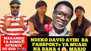 Miniature : 🚨AFRIQUE DU SUD: (MARIO) NDEKO DAVID AYIBI BA PASSEPORTS 4 YA BANA NA MUASI😭,PO BABENGANI YE ? Vol 1