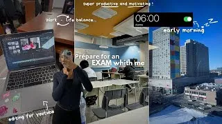 Miniature : | •Study Vlog• | productive days in my life, preparing for exam & daily life