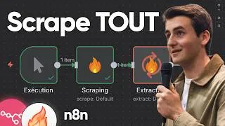 Miniature : Les 3 meilleures façons de SCRAPER tout et n'importe quoi avec n8n