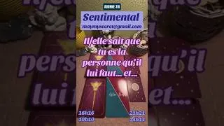 Miniature : IL/ELLE SAIT QUE TU ES LA PERSONNE QU’IL LUI FAUT… ET… ❤️✨