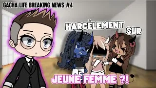 Miniature : HARCÈLEMENT SUR JEUNE FEMME PAR SES DEUX AMIES // Gacha Life Breaking News #4