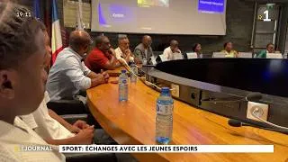 Miniature : Sport : Échanges avec les jeunes espoirs