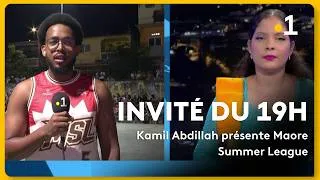 Miniature : Kamil Abdillah, chargé de projet de "Maore Summer League" etait l'inivité du journal