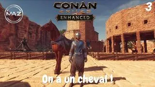 Miniature : Conan Exiles Enhanced - La base prend forme et on part chercher un cheval !
