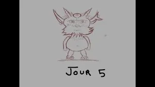 Miniature : Jour-005 Dessin Krita timelapse niveau débutant