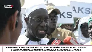 Miniature : L'honorable Abdou Karim Sall accueille le Pr Macky Sall à cœur ouvert et salue la décision du...