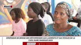 Miniature : CÉRÉMONIE DE REMISE DES RÉCOMPENSES AUX LAURÉATS ET AUX ÉCOLES DU CAPC Mame Wassour Seck