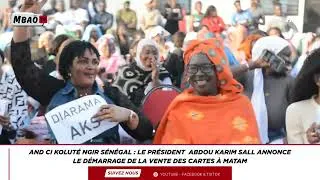 Miniature : And Ci Koluté Ngir Sénégal : le Président Abdou annonce le démarrage de la vente des cartes à Matam