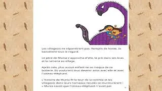 Miniature : L'oiseau éléphant #Lecture. #Livreaudiovisuel. #Apprendreàlire. #Écoleàlamaison.#FLE