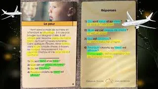 Miniature : La peur (texte 6) . Compréhension.#Lecture.#Livreaudiovisuel.#Apprendreàlire.#Écoleàlamaison.