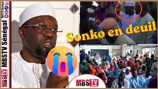 Miniature : 😭😭 Sonko en deuil : il présente ses condoléances à la famille de son maître coranique a Saint louis