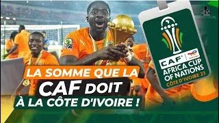 Miniature : La somme d'argent que la côte d'ivoire a gagné grâce à la CAN.