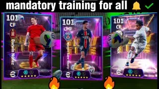 Miniature : How To Train Endrick 101, Darwin Núñez 101 & Warren Zaïre-Emery 100 Max In eFootball 2025 Mobile