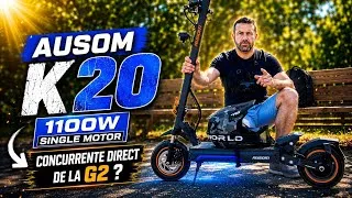 Miniature : Test Trottinette électrique AUSOM K20 : le meilleur rapport qualité/prix de 2026 ? 
