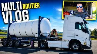 Miniature : LES BEAUX JOURS REVIENNENT ! ☀️🚛 (MultiVlog - Dashcam 21 - GoPro POV - Moto)