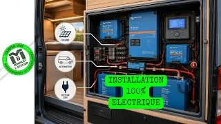 Miniature : Installation électrique complète d'un van aménagé 100% électrique sans gaz