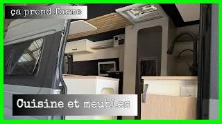 Miniature : Aménagement intérieur Sprinter L2H2 : création meubles et installation de la cuisine complète