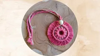 Miniature : Tutoriel Macramé Débutant : Réalise une Décoration de Rétroviseur Bohème Facile ✨